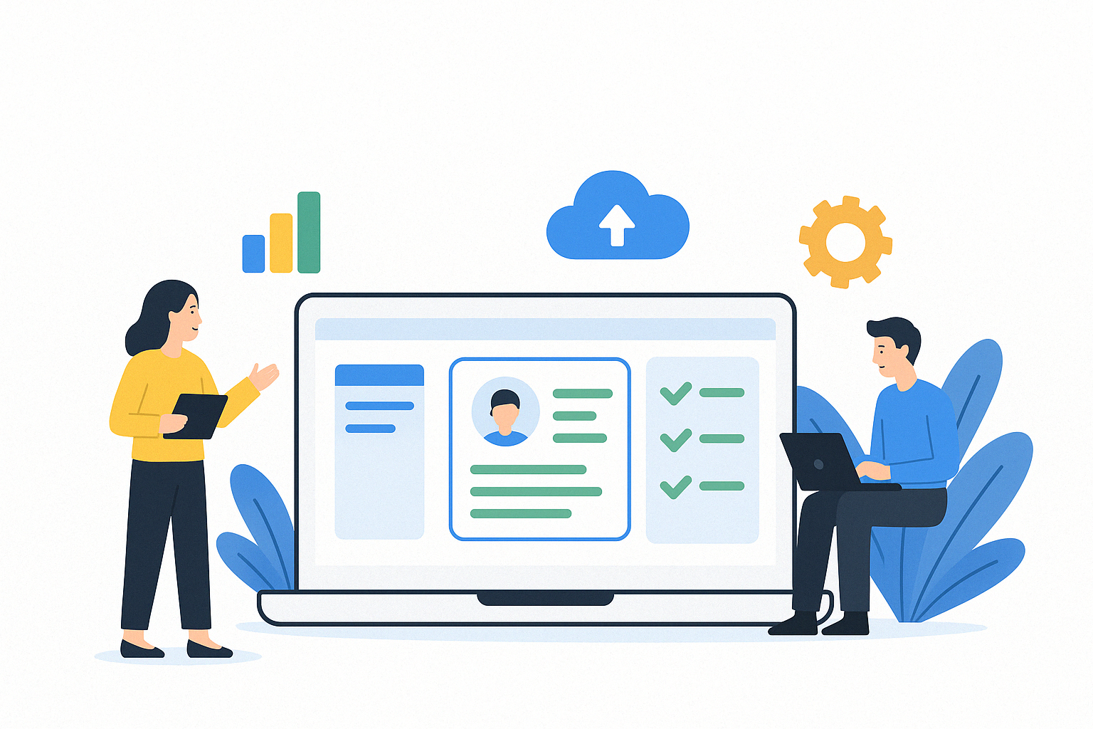 BottleCRM Dashboard Preview - Free CRM Software Interface